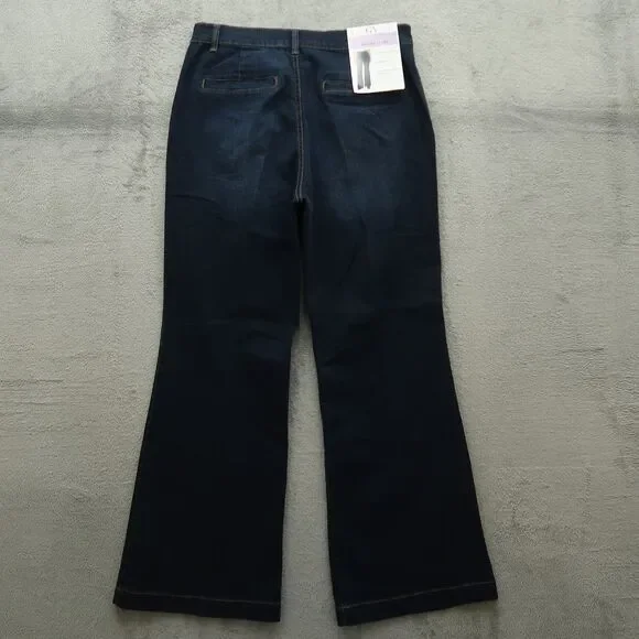 Gloria Vanderbilt Jeans Women's 12 High-Rise Trouser Flared Leg 31" Inseam NWT - Picture 13 of 16